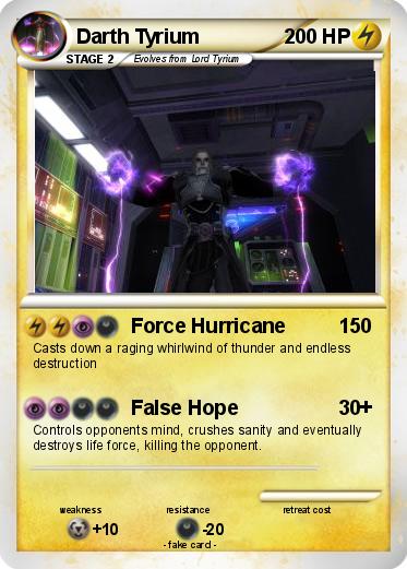 Pokemon Darth Tyrium