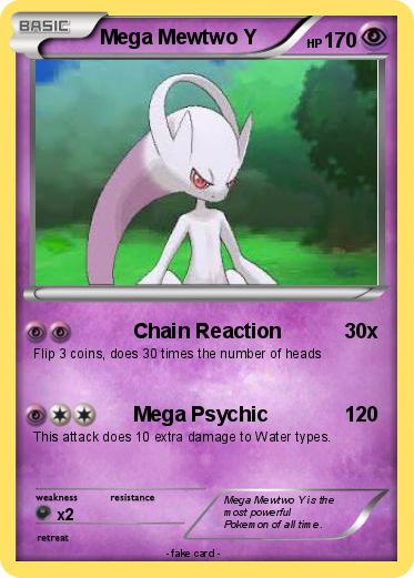 Pokemon Mega Mewtwo Y
