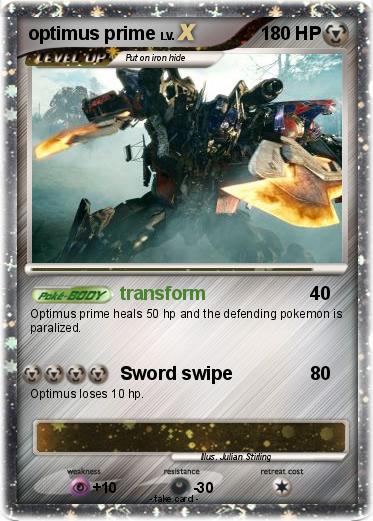 Pokemon optimus prime