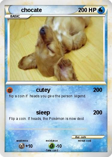 Pokemon chocate