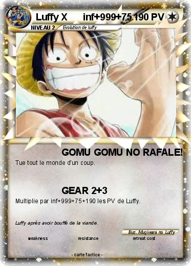Pokemon Luffy X      inf+999+75