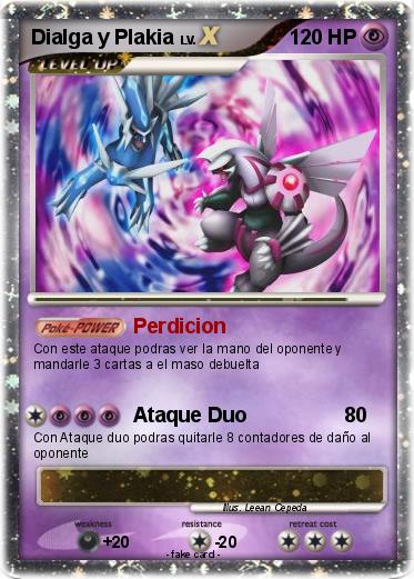 Pokemon Dialga y Plakia