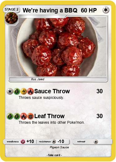 Pokemon We're having a BBQ