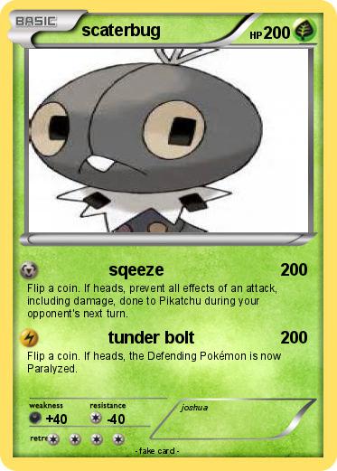 Pokemon scaterbug