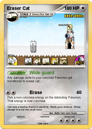 Pokemon Eraser Cat
