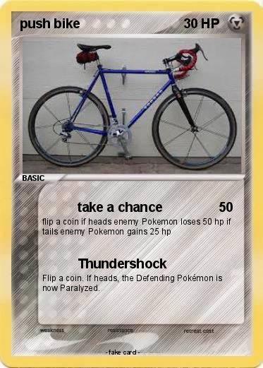 Pokemon push bike