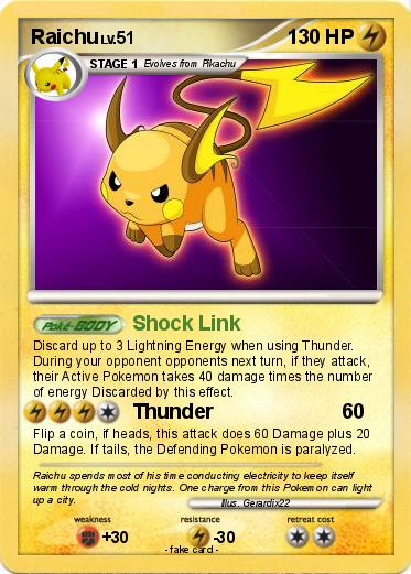Pokemon Raichu