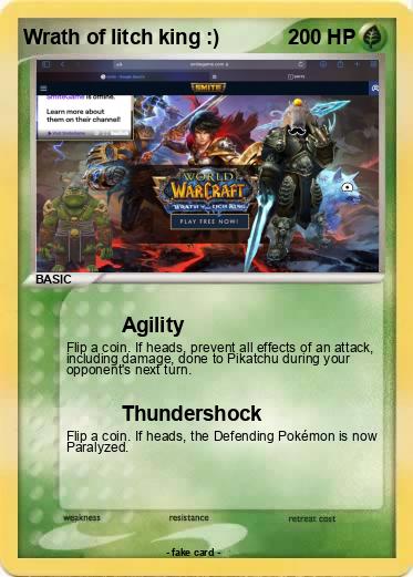 Pokemon Wrath of litch king :)