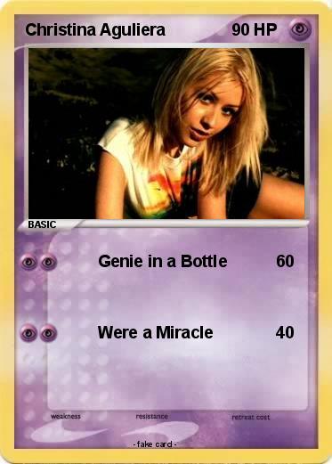 Pokemon Christina Aguliera