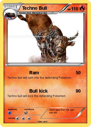 Pokemon Techno Bull