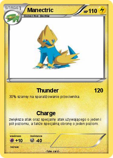 Pokemon Manectric