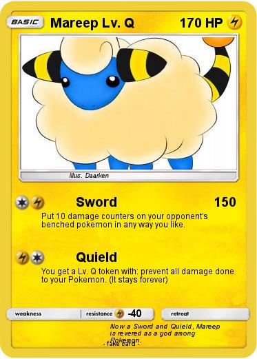 Pokemon Mareep Lv. Q