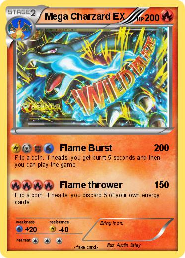 Pokemon Mega Charzard EX