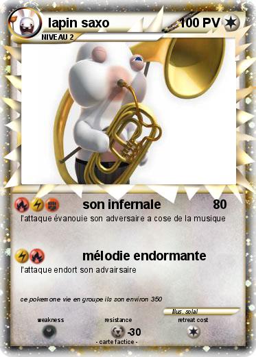 Pokemon lapin saxo