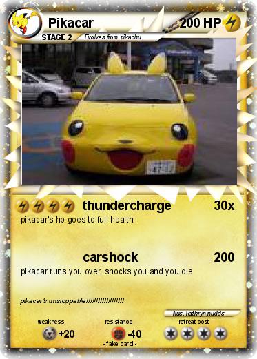 Pokemon Pikacar