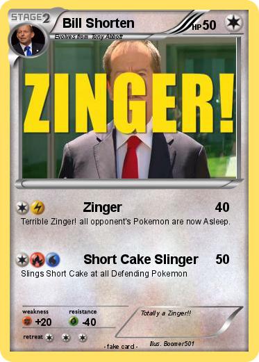 Pokemon Bill Shorten