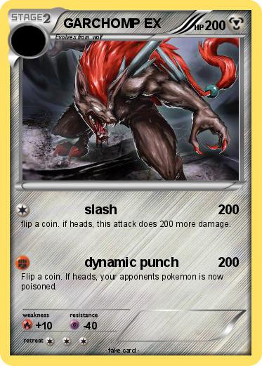 Pokemon GARCHOMP EX