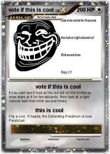 Pokemon vote if this is cool