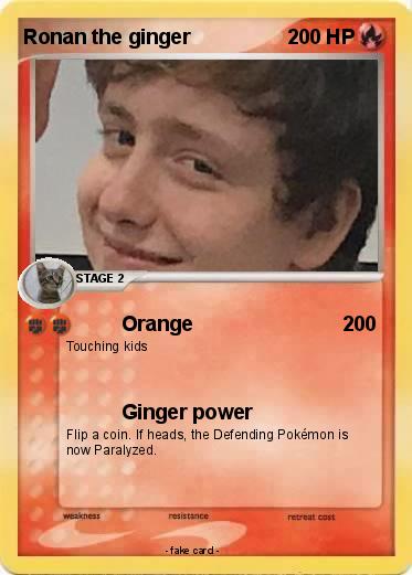 Pokemon Ronan the ginger