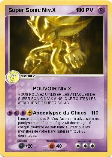 Pokemon Super Sonic Niv.X             1