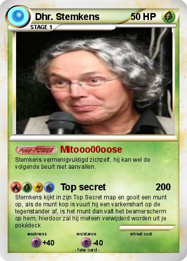 Pokemon Dhr. Stemkens