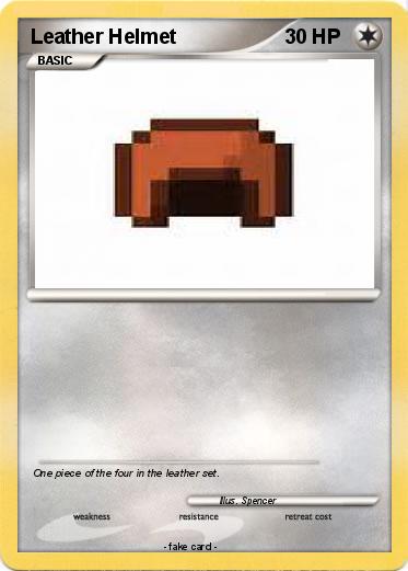 Pokemon Leather Helmet