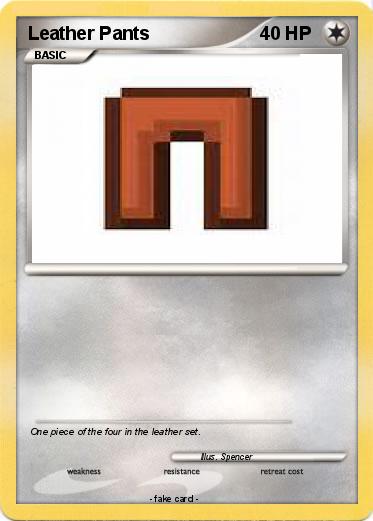 Pokemon Leather Pants