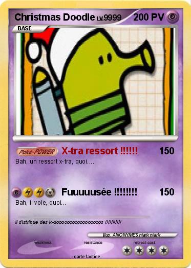 Pokemon Christmas Doodle