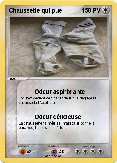 Pokemon Chaussette qui pue