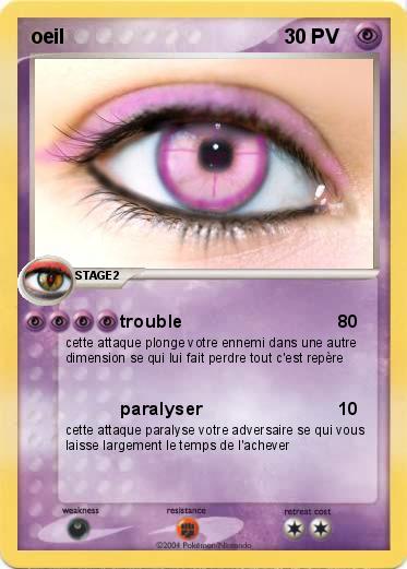 Pokemon oeil
