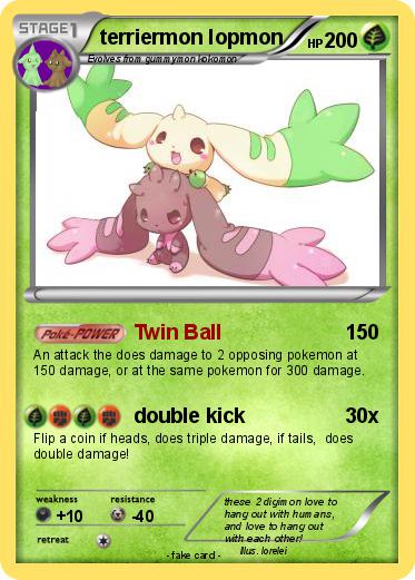 Pokemon terriermon lopmon
