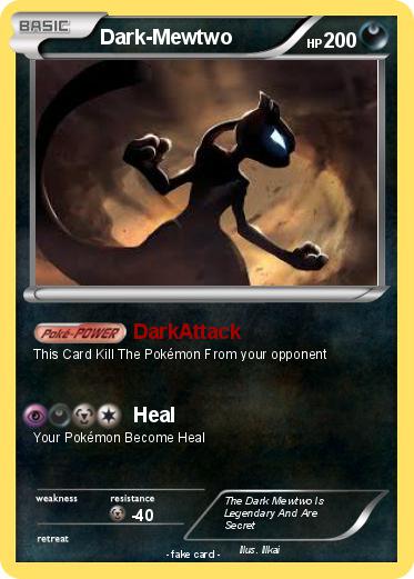 Pokemon Dark-Mewtwo