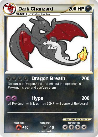 Pokemon Dark Charizard