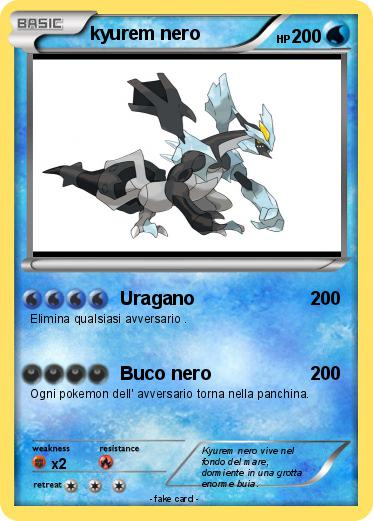 Pokemon kyurem nero