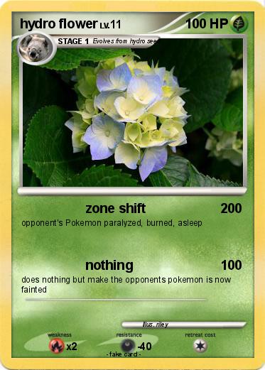 Pokemon hydro flower