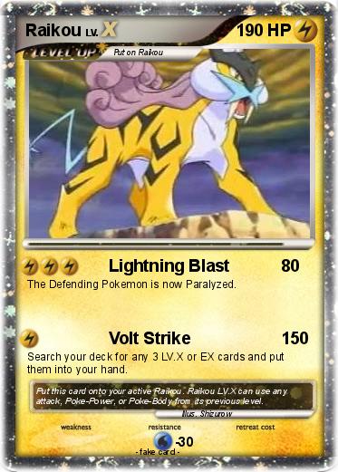 Pokemon Raikou
