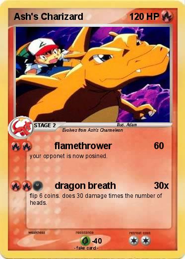 Pokemon Ash's Charizard