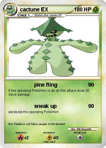 Pokemon cactune EX