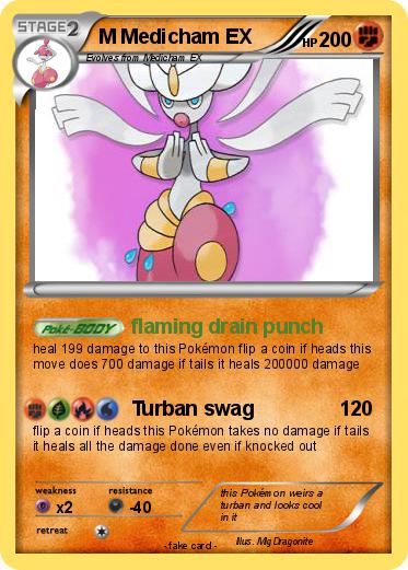 Pokemon M Medicham EX