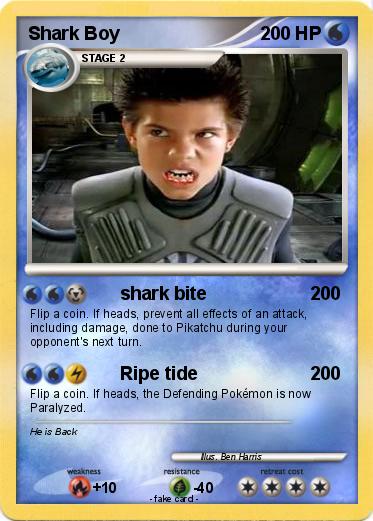 Pokemon Shark Boy