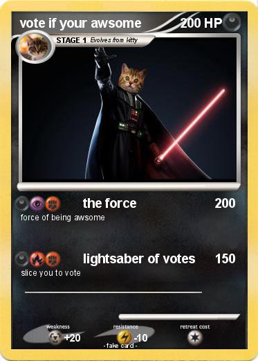 Pokemon vote if your awsome