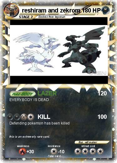 Pokemon reshiram and zekrom