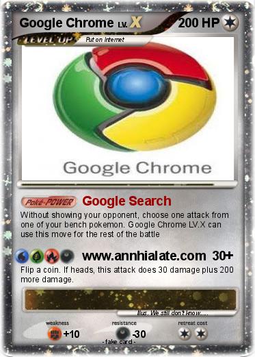 Pokemon Google Chrome
