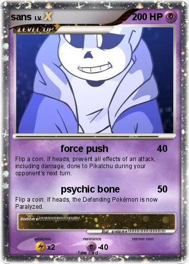 Pokemon sans