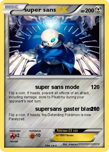 Pokemon super sans