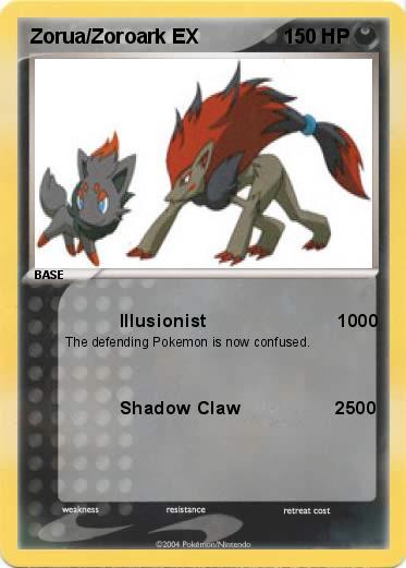 Pokemon Zorua/Zoroark EX