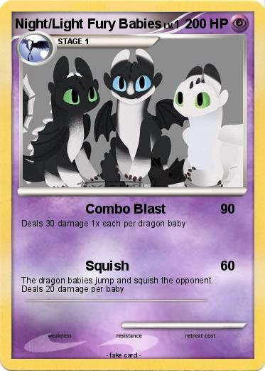 Pokemon Night/Light Fury Babies