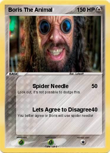Pokemon Boris The Animal