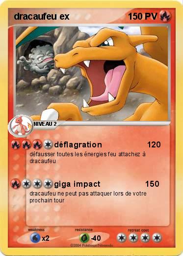 Pokemon dracaufeu ex