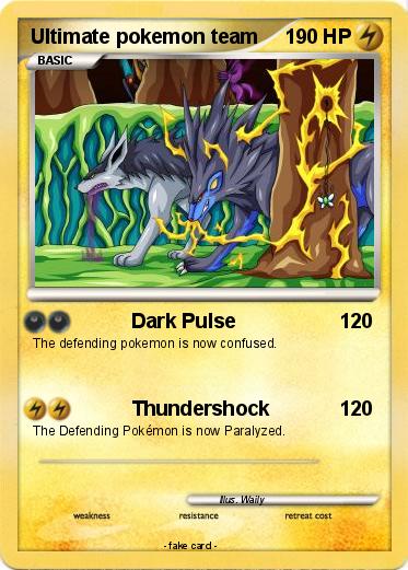 Pokemon Ultimate pokemon team